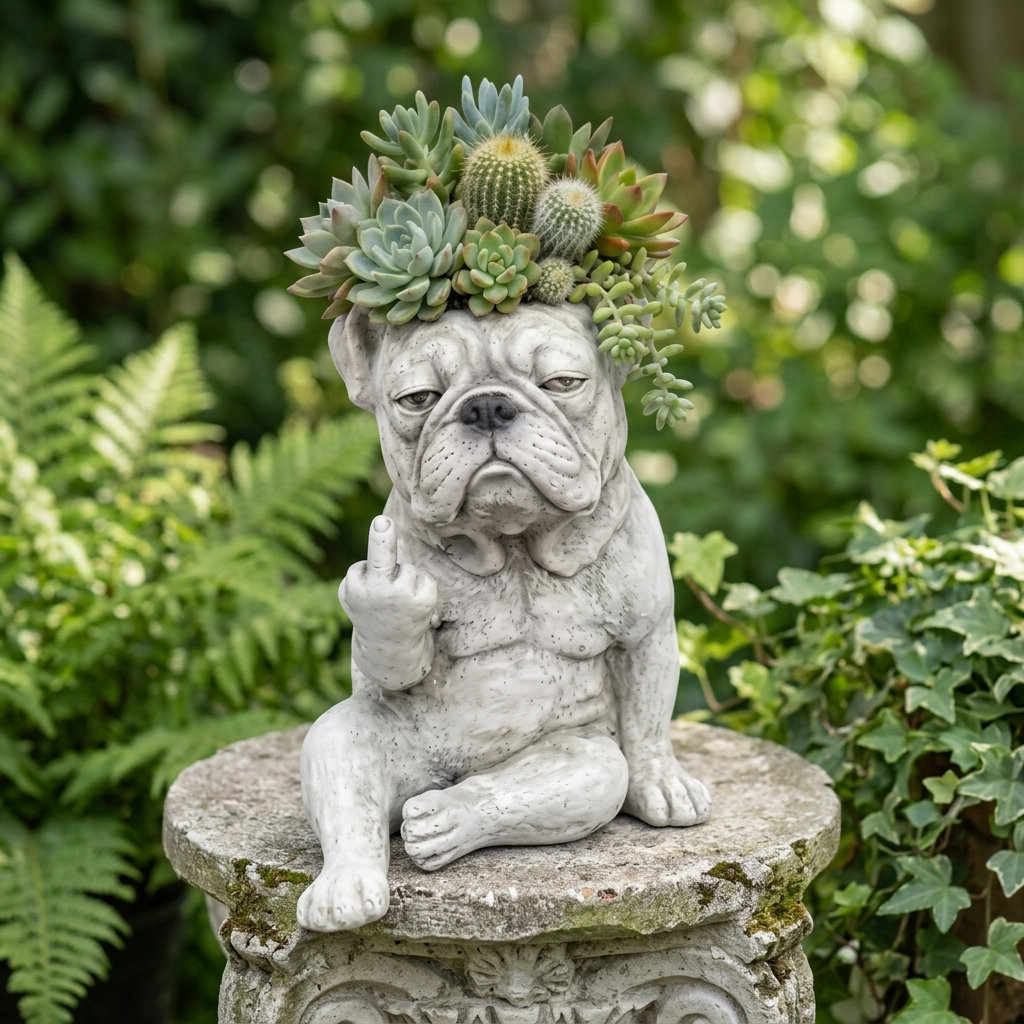 The Naughty Dog Planter