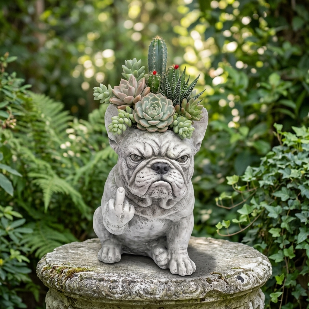 The Naughty Dog Planter
